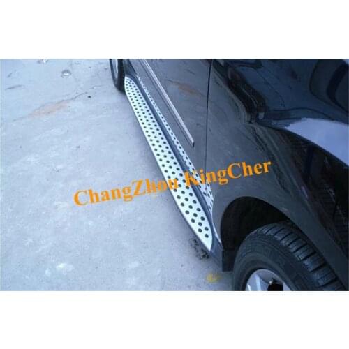 Aluminium Running Board Fit for Mercedes-Benz W164 M Class ML 2006 2007 2008 2009 2010 2011 Side Step Nerf Bar