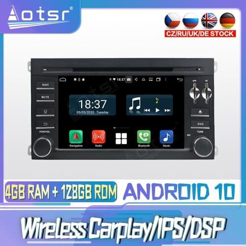 Android 10 PX6 128G For Porsche Cayenne 2006 - 2010 DVD GPS Navigation Auto Radio Stereo Video Multimedia Player HeadUnit 2din