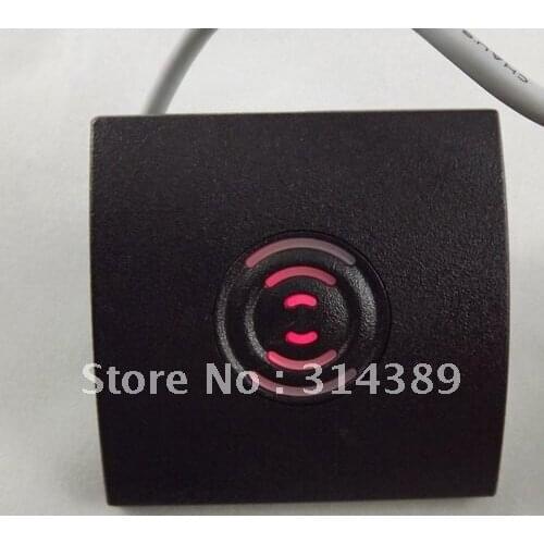 Free shipping!New 125Khz,wiegand26 dual Led 9V 12V epoxy packaged RF contactless EM4100/4102 ID card KO Knock out box READER