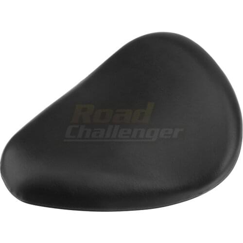 Motorcycle PU Leather Solo Seat Cushion Cover For Harley /Honda/Yamaha/Kawasaki Chopper Bobber Custom Black