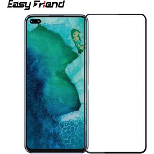 For Huawei Honor V30 V30 Pro V20 View 20 30 OXF-AN0 Screen Protector Film Color Black White Golden Full Cover Tempered Glass