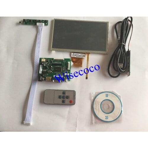 For INNOLUX 7 inch Raspberry Pi LCD Touch Screen Display TFT Monitor AT070TN92 with Touch screen Kit HDMI VGA Input Driver Board