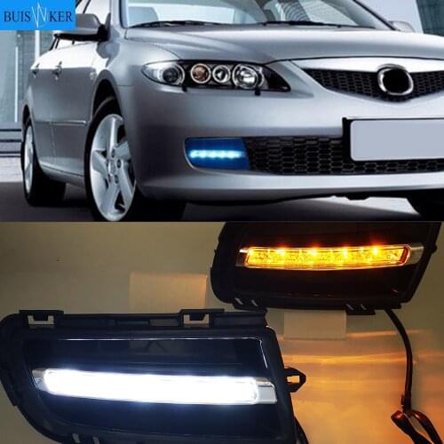 For Mazda 6 2006 2007 2008 2009 Daytime Running Light LED DRL fog lamp Driving lights front bumper accessories