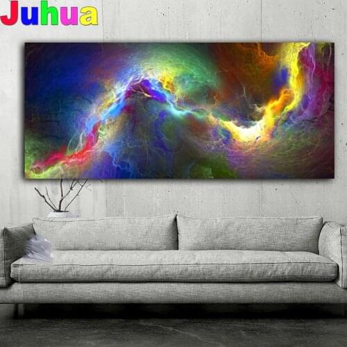 Colorful Art Cloud Landscape DIY Diamond Painting 5D diamond Stitch Mosaic abstract Diamond embroidery nordic Picture home decor