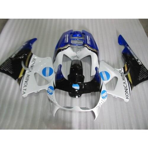 Motorcycle Fairing kit for HONDA CBR900RR 89396 97 CBR 900RR 1996 1997 CBR 900 ABS White blue black Fairings set+gifts HA06