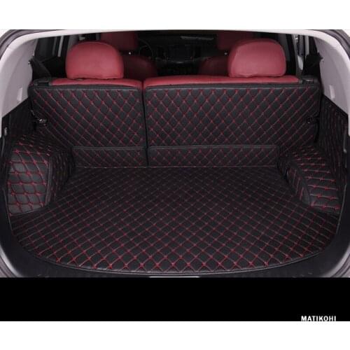 MATIKOHI Custom car trunk mats for Alfa Romeo Giulia Stelvio 2017 2018 Custom foot Pads automobile carpet car foot mats
