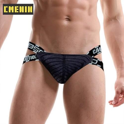 CMENIN Cotton Underpants Gay Men Sexy Mans Underwear Thong Men Jockstrap Quick Dry Mens Thongs And G strings Gift BS3116