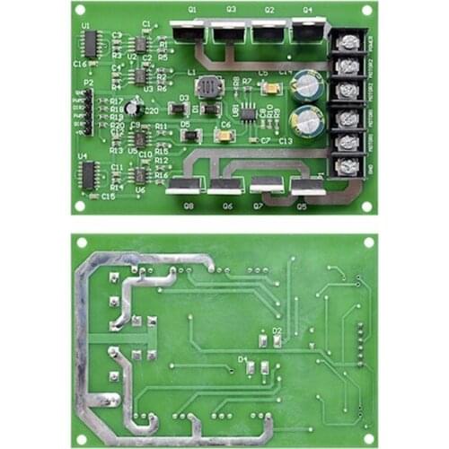Dual Motor Driver Module Board H-bridge DC MOSFET IRF3205 3-36V 10A Peak30A DC Motor Driver Board with Brake Function