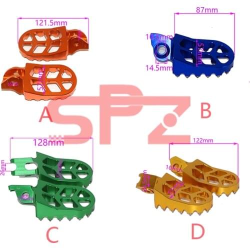 Motorcycle CNC Foot Pegs Rests Pedals For YAMAHA YZ 65 85 125 250 YZ250F YZ426F YZ450F YZ125X YZ250X WR250F WR400F WR426F WR450F