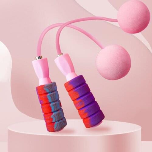 Heavy Jump Rope Workout Equipments Skipping Rope Non-slip Double Bearing Memory Foam Handle Adjustable for Men Women Kids