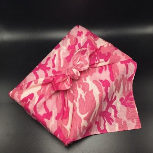 Japanese style wrapping cloth furoshiki handkerchiefs CAMOUFLAGE GEOMETRY 170119Q COLORFUL COTTON TIGER LEOPARD GRAIN PRINT