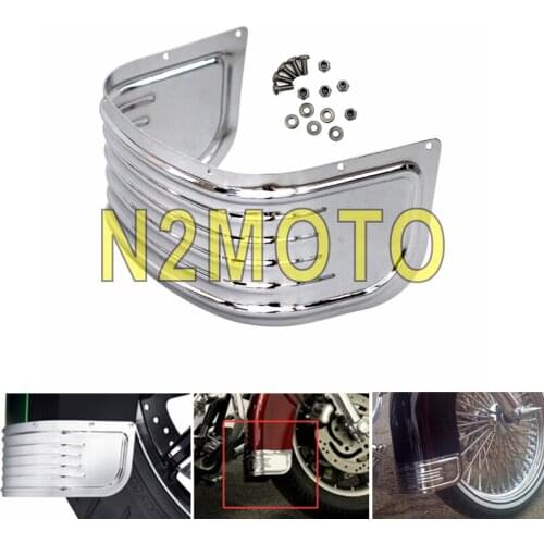 Motorcycles Chrome Front Fender Skirt for Harley Touring Tri Glide Road King Ultra Limited FLHR FLHTCU FLHTK FLHTKL 2014-2016