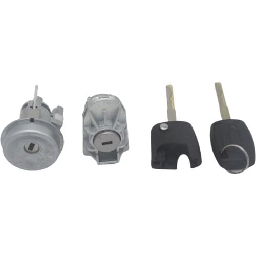 8A6AA22050KG Complete Lock Set Ignition Switch Front Left Door Lock for Ford FIESTA 2009-2013
