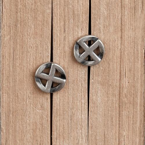 Womens Earring Cross Lucky Silver Stud Earrings for Women Girls Teen Trendy Jewelry Vintage Earring Gifts for Women