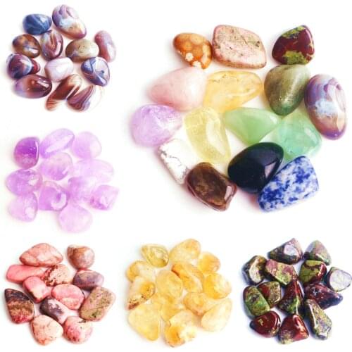100/200g Colorful Natural Crystal Tumbled Stone Gravel Irregular Shaped Gemstone Polishing Macadam DIY Home Aquariums Tank Decor
