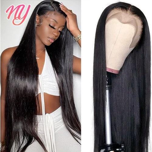 32 Inch Straight Lace Front Wig Cheap Virgin Human Hair Wigs For Women 13x4 4X4 Straight Closure Wig Thick Swiss Lace