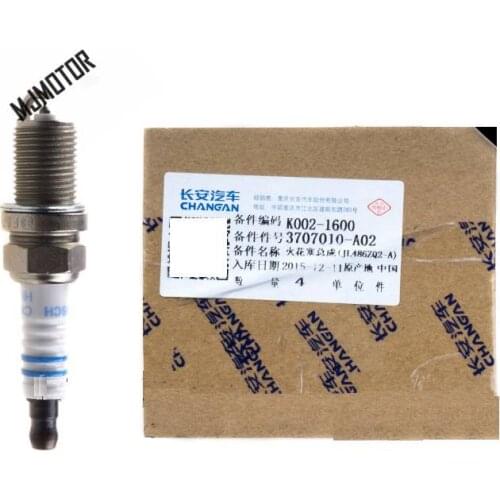 4pcs/lot) Dual Iridium Spark Plugs for Chinese CHANGAN CS75 CS95 SUV 1.8T 2.0 JL486 Engine Autocar motor part K002-1600