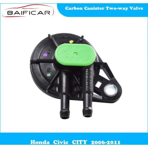Baificar Brand New Genuine Carbon Canister Two-way Valve Solenoid Fuel Valve for Honda Civic CITY 2006-2011