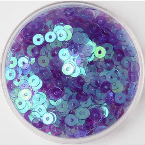 Free Shipping 4mm Flat Round Transparent Loose Sequin Paillette Sewing,Wedding Craft,Women DIY Garment Accessory