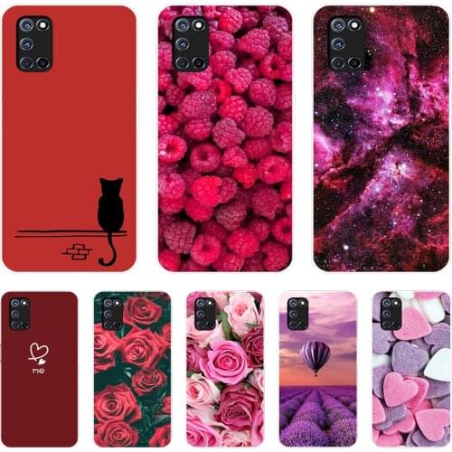 For OPPO A52 A92 A72 Case 6.5" Silicon Soft TPU Cover For OPPO A 52 72 92 Phone Case for OPPO A92 OPPO A72 OPPO A52 Coque Bumper