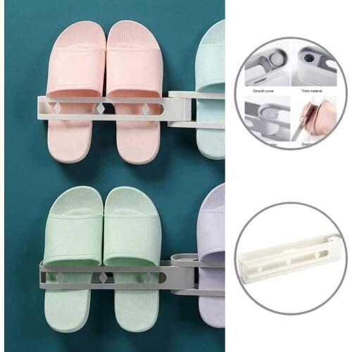 Eco-Friendly Practical Sandals Shoe Rack Plastic Shoe Rack No Residue for Closet