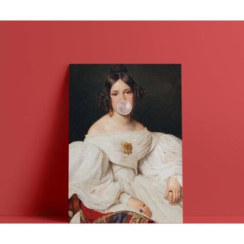 Canvas Prints Painting Wall Art Poster Classical Fashion Art Baroque Modular Picture For Modern For Living Room Home Decor Frame