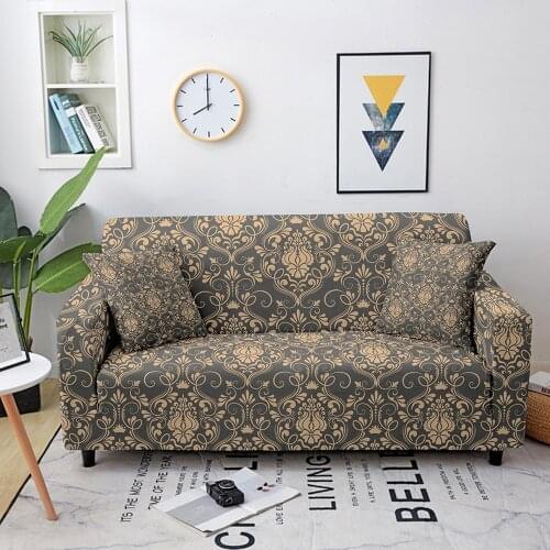 Mandala Elastic Sofa Covers for Living Room Universal All-inclusive Sectional Couch Cover Sofa Cover Couch Slipcover 1-4 seaters