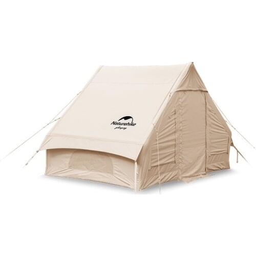 New Store Air 6.3 1-2Person Large Area Outdoor Waterproof Sun Shelter Hiking Traveling Cotton inflatable tent Naturehik