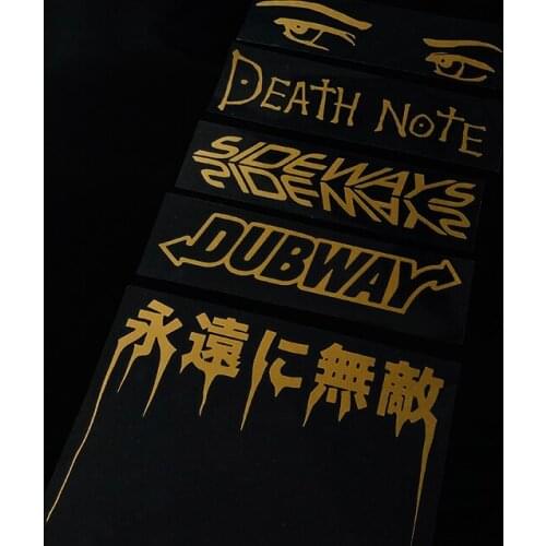 Car Styling Sticker Auto Front Windshield Window Graphics Decals for Eyes Sideways DUB Invincible JDM Modified VIP Runaway