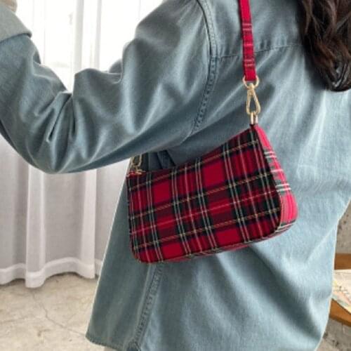2020 Shoulder Bags New Retro Red Ge Zi Bao Underarm Handbags White Blue Baguette Package Laptop Messenger Bag