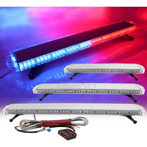 47" 51" 55" 72" Roof top LED Emergency Recovery Beacon Wrecker Warning Flash Strobe Work Light Bar Amber Red Blue Truck Fog Lamp