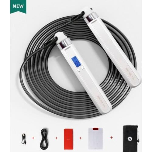Smart jump Rope, USB Rechargeable Jump Rope with APP Data Analysis, Digital Counting Smart Data Counting, Cardio Workout