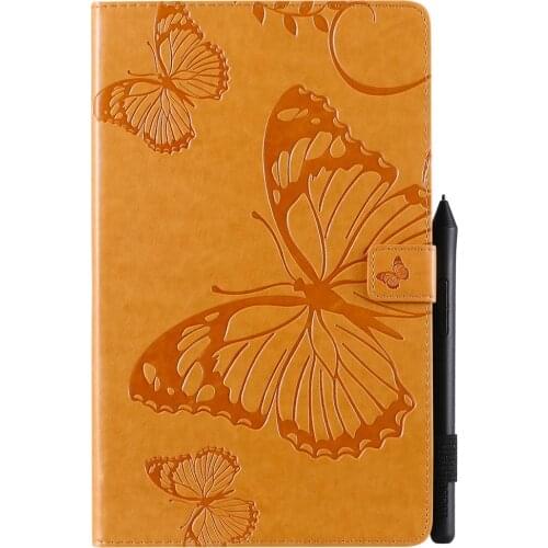 Tablet Protective Skin For Samsung Galaxy Tab A Case T510 T515 10.1" 2019 Funda Fashion PU Leather Shell Stand Cover Capa+Pen