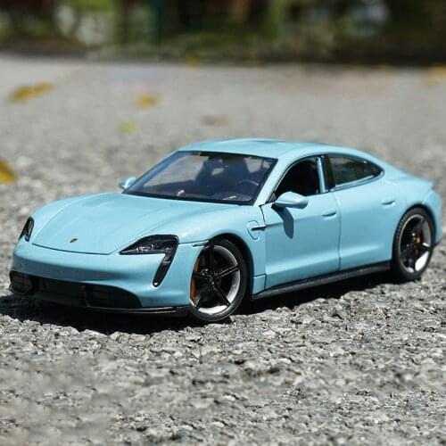 1:36 Porsche Taycan 911 Carrera Cayenne 918 Alloy Car model Diecasts & Toy Vehicles Car Toy Model Simulation Model Collection