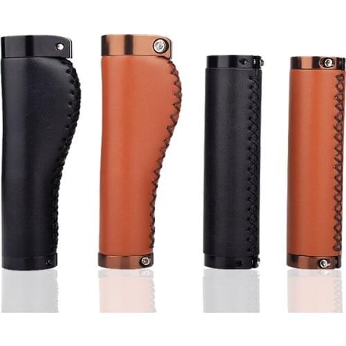 138MM/129MM 1 Pair PU Leather High Quality Cycling Mountain Road Bike Bicycle Grips Handle Protect Cover Bicycle Accessories