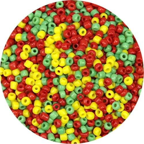 1000 PCS/Lot of 2MM Christmas Color Glass Beads Jewelry Making DIY Bracelets Necklaces And Earrings Accessories