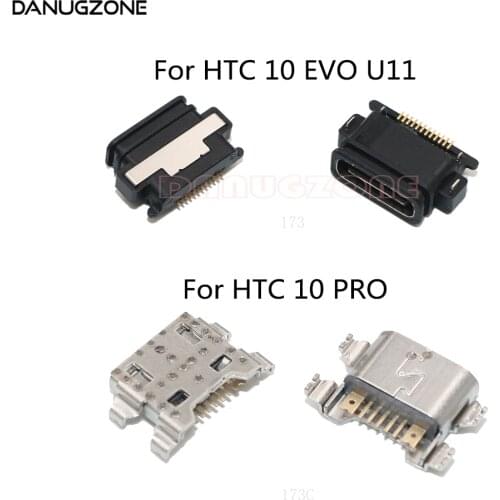 2PCS/Lot USB Charging Port Connector Charge Jack Dock Socket Plug For HTC 10 EVO 10EVO