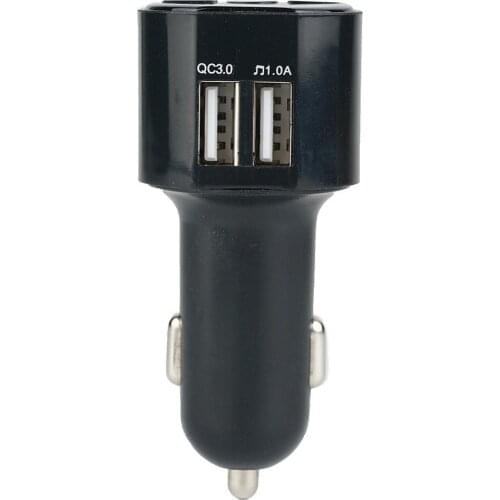 3.6A Quick USB Charger Bluetooth Car Kit FM Transmitter modulator Audio Music Mp3 Player Phone Wireless Handsfree Carkit