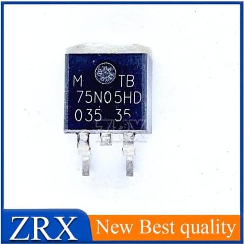 5Pcs/Lot New Original Patch Field Effect Tube MTB75N05HD N05 75 A 50 V TO 75-263 Integrated circuit Triode In Stock