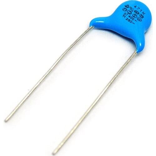 10PCS/LOT High Voltage Ceramic Chip Safety Y Capacitor 400V 471M 470pF X1 Y1