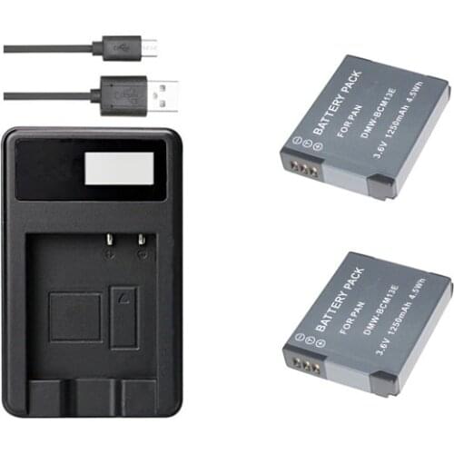 DMW-BCM13E DMW-BCM13 BCM13 BCM13E Battery+Charger for Panasonic Lumix ZS40 TZ60,ZS45 TZ57,ZS50 TZ70, ZS27 TZ37,DC-TS7, DC-FT7