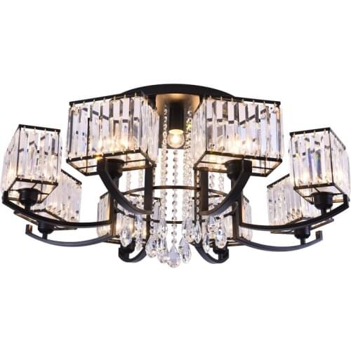 Crystal ceiling lamp modern minimalist home American light luxury master bedroom restaurant lamps luces led decoracion E27