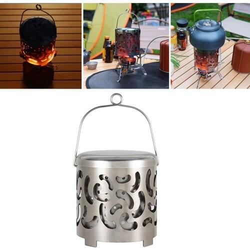 Outdoor Portable Gases Heater Stoves Heating Cover Mini Heater Stainless Steel Gas Oven Burner Warming Stove