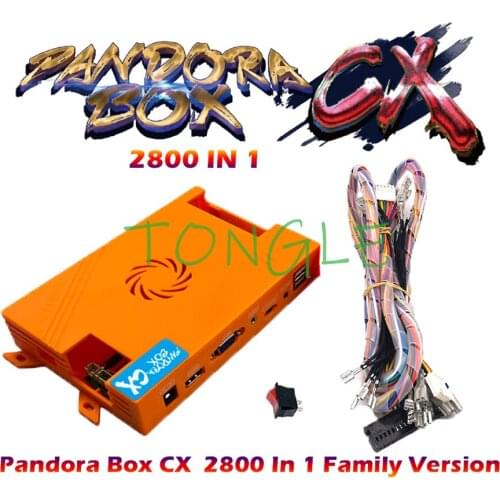 2020 New Arcade Pandora Box CX 2800 Games in 1 Kit Pandora Box Original 3A Family Version Save Game Progress 720P Tekken