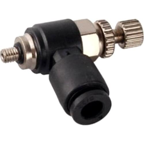 Pneumatic Miniature Cylinder Trachea Connector SL Throttle Valve Speed Control Switch AS1201F 4-M3 6-M3
