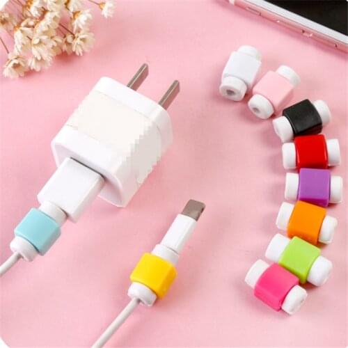 Cable Protector USB Data Line Cord Protector Case Cable Winder Cover Cord Wire Protection Cover Charging Cable Winder For Iphone