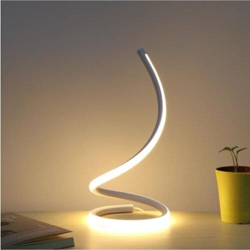 Rozy White Table Lamp Bedside Lamp Daylight Led Special fashion Dekorayson Lighting