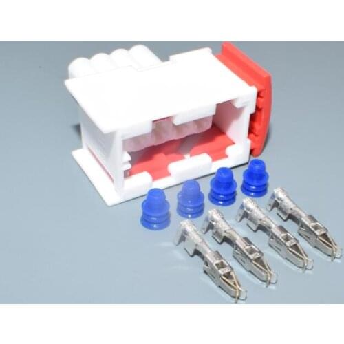 Shhworldsea 4 pin 3.5mm female car electrical plug waterproof auto wire connectors 144998-5