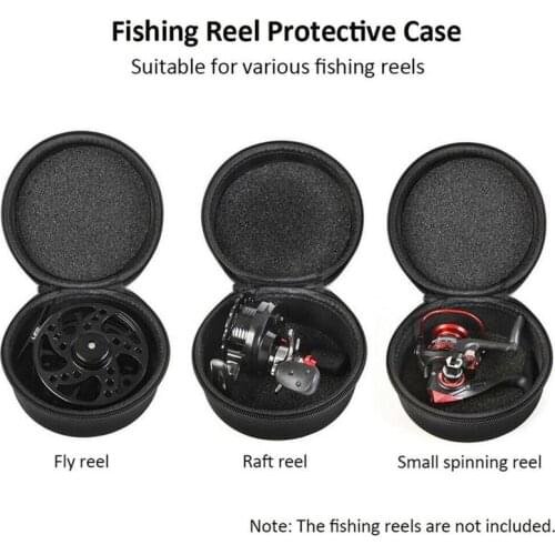 EVA Fishing Reel Bag Protective Case Cover For Raft/Fly Reel Fishing Tools Fishing Bag Storage Bag Fishing Pouch