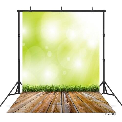 Grassland Flare Bokeh Photo Backdrops Vinyl Cloth Background for Children Baby Family Easter Party Photocall Photography Props